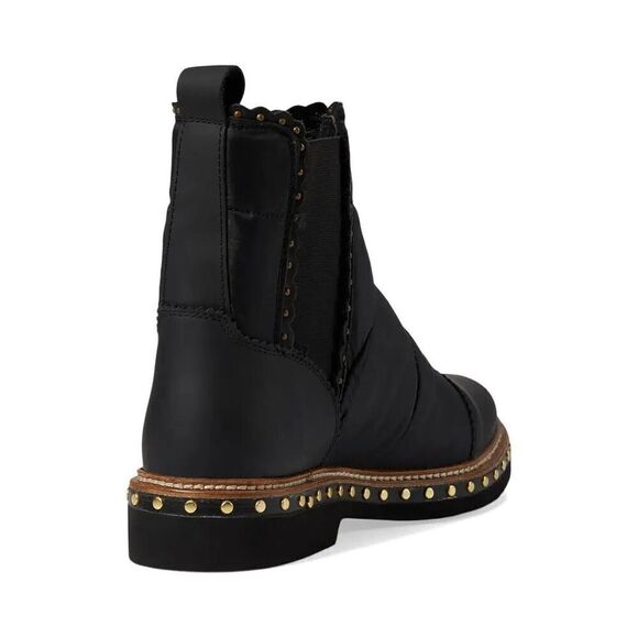 Free People Black Atlas Puffer Chelsea Boot size 37/6.5 Women’s - Picture 4 of 12